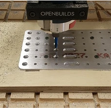 Rebaixo feito em CNC Router
